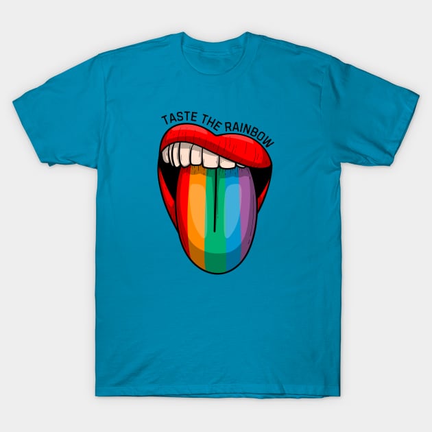 Taste The Rainbow T-Shirt by capesandrollerskates 